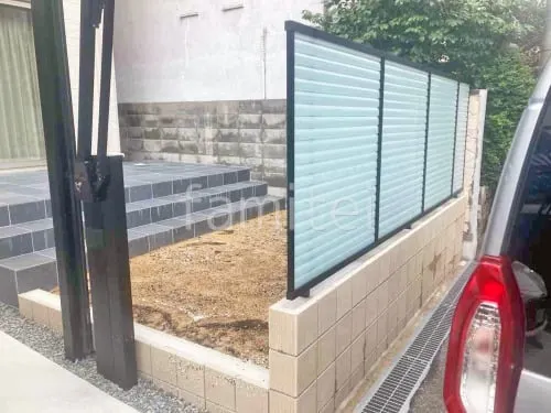 尼崎市 新築ベーシック クローズ外構