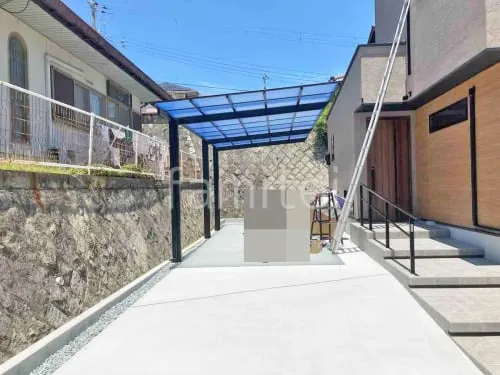 宝塚市 新築シンプル オープン外構