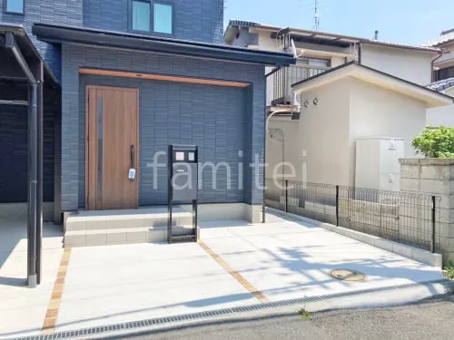 天理市 新築ベーシック オープン外構