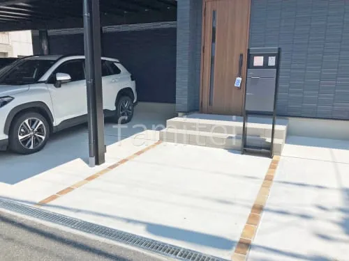天理市 新築ベーシック オープン外構
