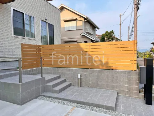 木津川市 新築ベーシック オープン外構