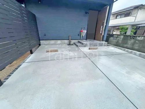 貝塚市 新築シンプル オープン外構