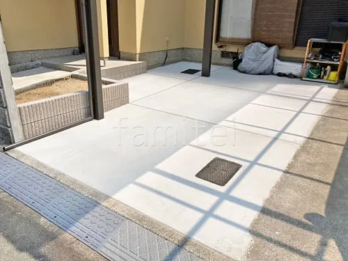 上牧町 車庫まわりリフォーム