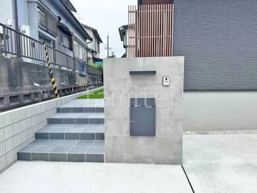 平群町 新築シンプル オープン外構