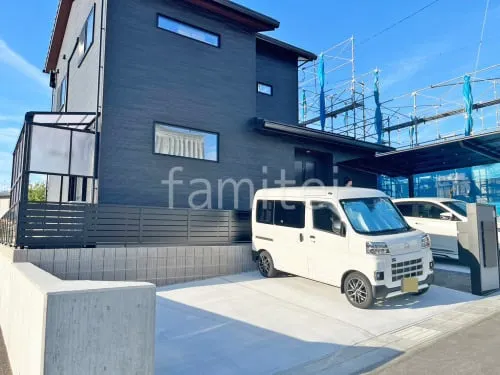 上牧町 新築ベーシック オープン外構