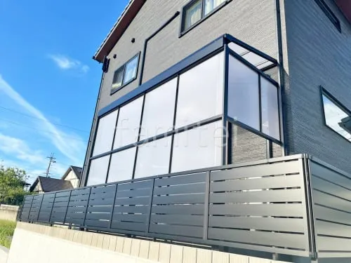 上牧町 新築ベーシック オープン外構