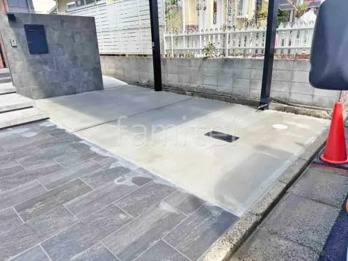 生駒市 新築シンプル オープン外構