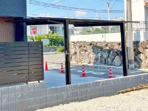 神戸市 新築ベーシック オープン外構