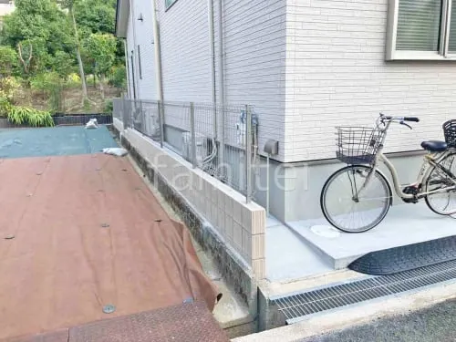茨木市 新築ベーシック オープン外構