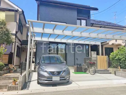 城陽市 新築ベーシック セミクローズ外構