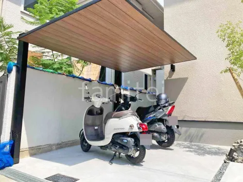 寝屋川市 新築シンプル オープン外構