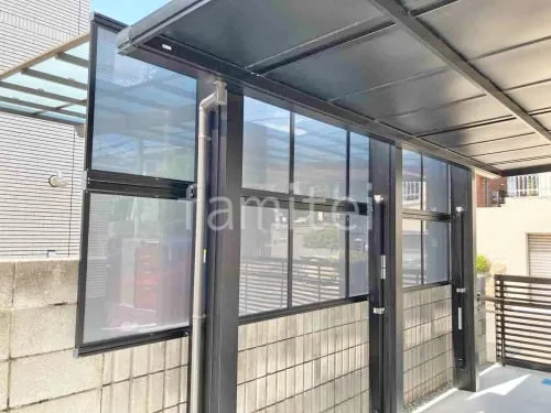 川西市 新築シンプル クローズ外構