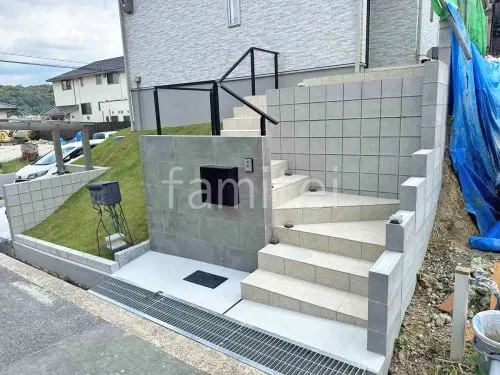 生駒市 新築シンプル オープン外構