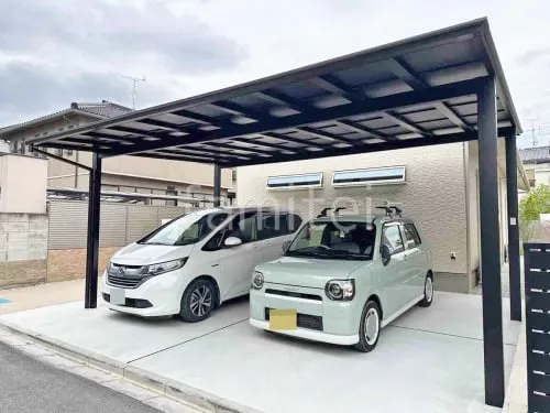 斑鳩町 新築ベーシック オープン外構