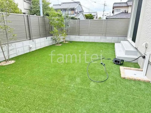 斑鳩町 新築ベーシック オープン外構