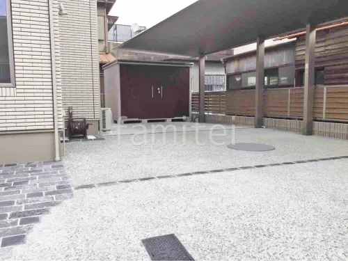 八尾市 新築シンプル オープン外構