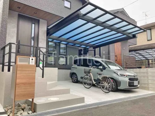 寝屋川市 新築ベーシック オープン外構