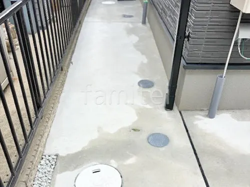 羽曳野市 新築シンプル オープン外構