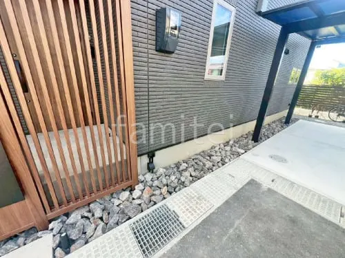 播磨町 新築ベーシック オープン外構