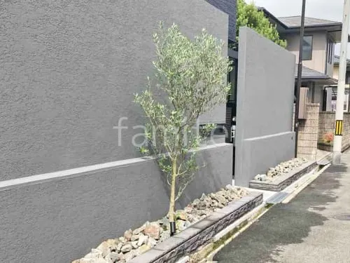 大阪市 新築ハイクラス クローズ外構