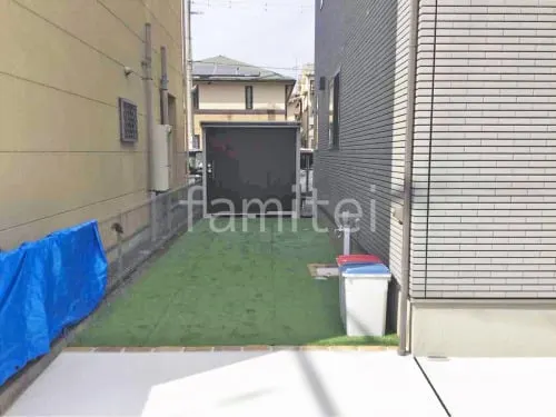 八尾市 新築シンプル オープン外構