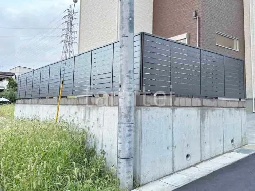 上牧町 新築ベーシック オープン外構