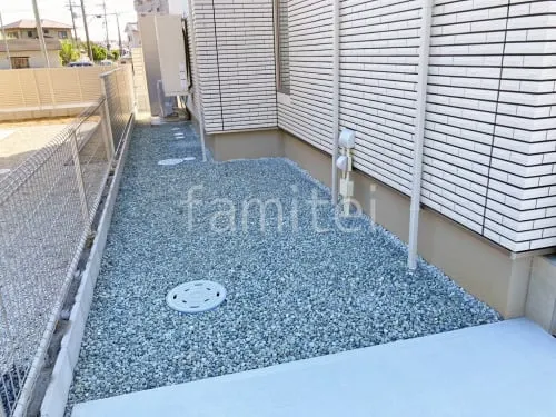 斑鳩町 新築シンプル オープン外構