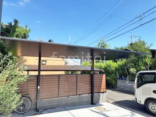 堺市 新築シンプル オープン外構