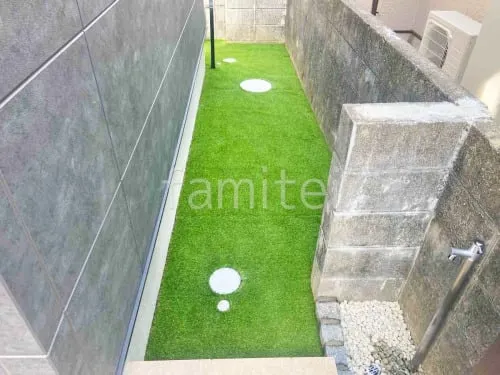 宝塚市 新築シンプル オープン外構