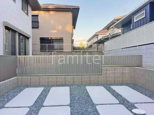 宝塚市 新築ベーシック オープン外構