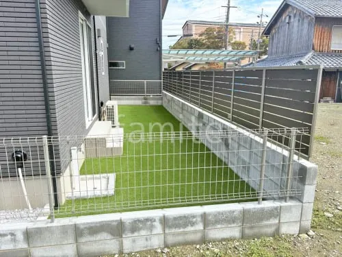 大津市 新築ベーシック オープン外構