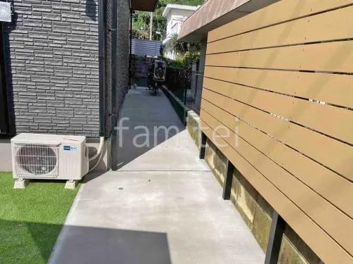 堺市 新築ベーシック オープン外構