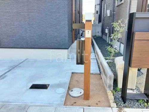 大阪狭山市 新築ベーシック オープン外構