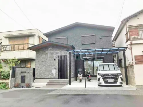 大阪市 新築シンプル オープン外構