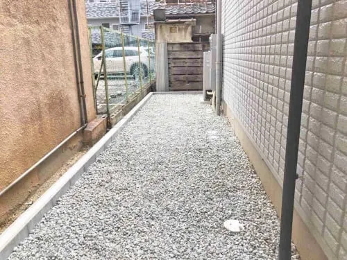 大阪市 新築シンプル オープン外構