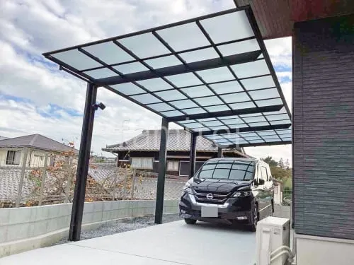 川西市 新築シンプル オープン外構