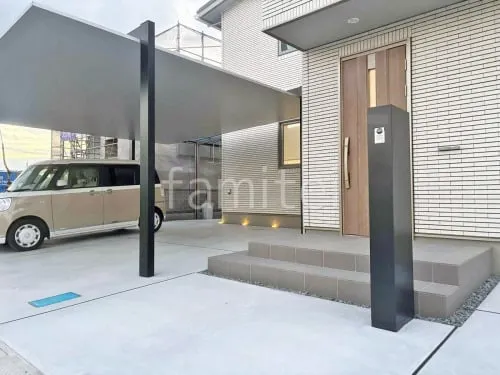 岩出市 新築ベーシック オープン外構