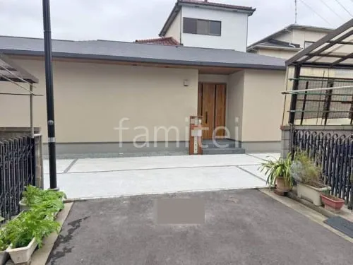 八尾市 新築ベーシック オープン外構