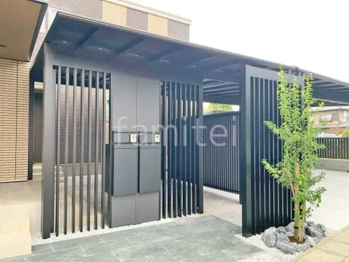 近江八幡市 新築ハイクラス オープン外構