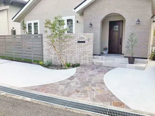 豊中市 新築ナチュラル オープン外構