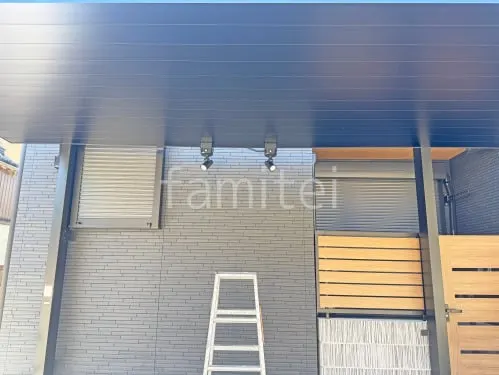 大阪市 新築シンプル オープン外構