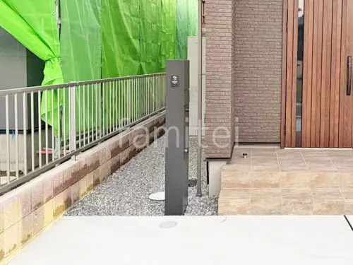 湖南市 新築ベーシック オープン外構