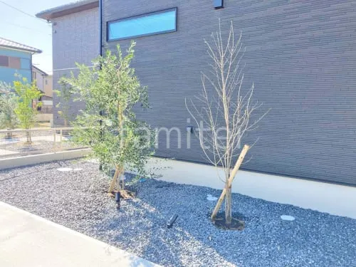 守山市 新築シンプル オープン外構