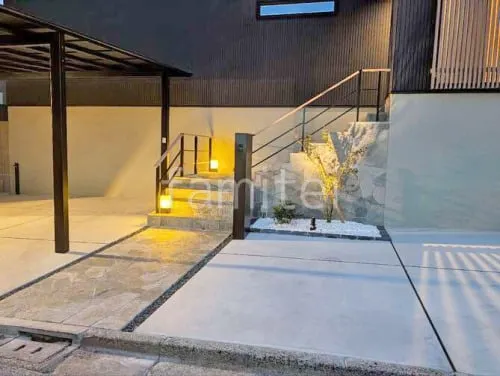 岸和田市 新築ベーシック オープン外構