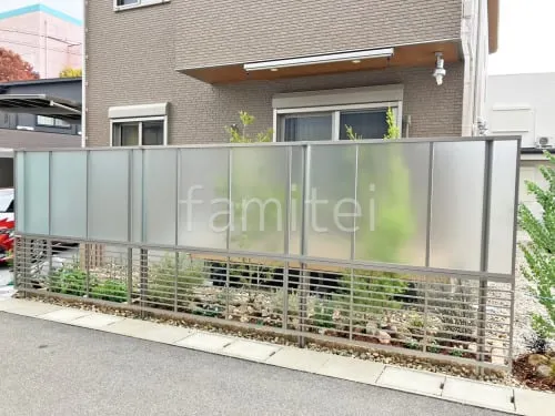 上牧町 新築シンプル オープン外構