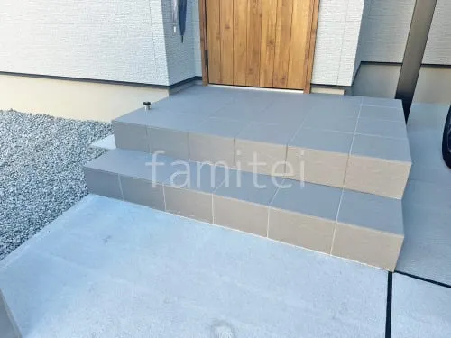 天理市 新築シンプル オープン外構