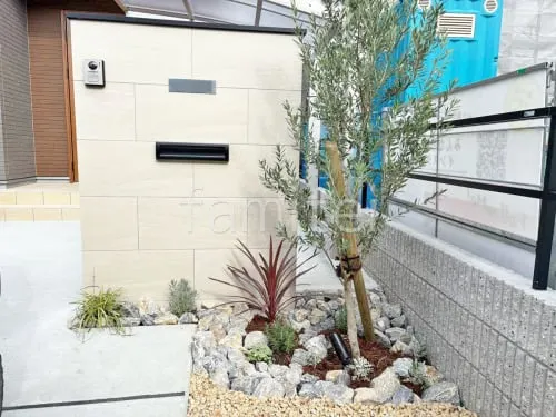 野洲市 新築シンプル オープン外構