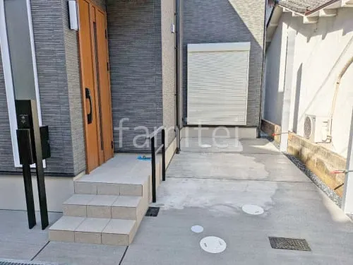 寝屋川市 新築ベーシック オープン外構