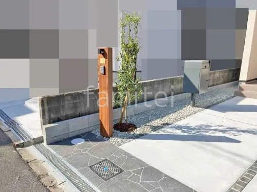 大阪市 新築ベーシック オープン外構