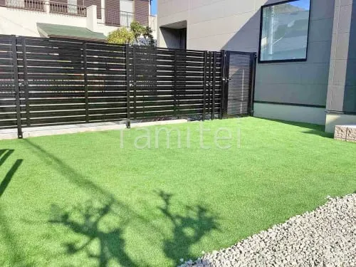 川西市 新築シンプル オープン外構